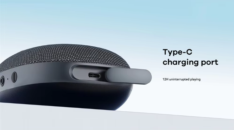 Portable Bluetooth Speaker Outdoor Waterproof (Black)-2